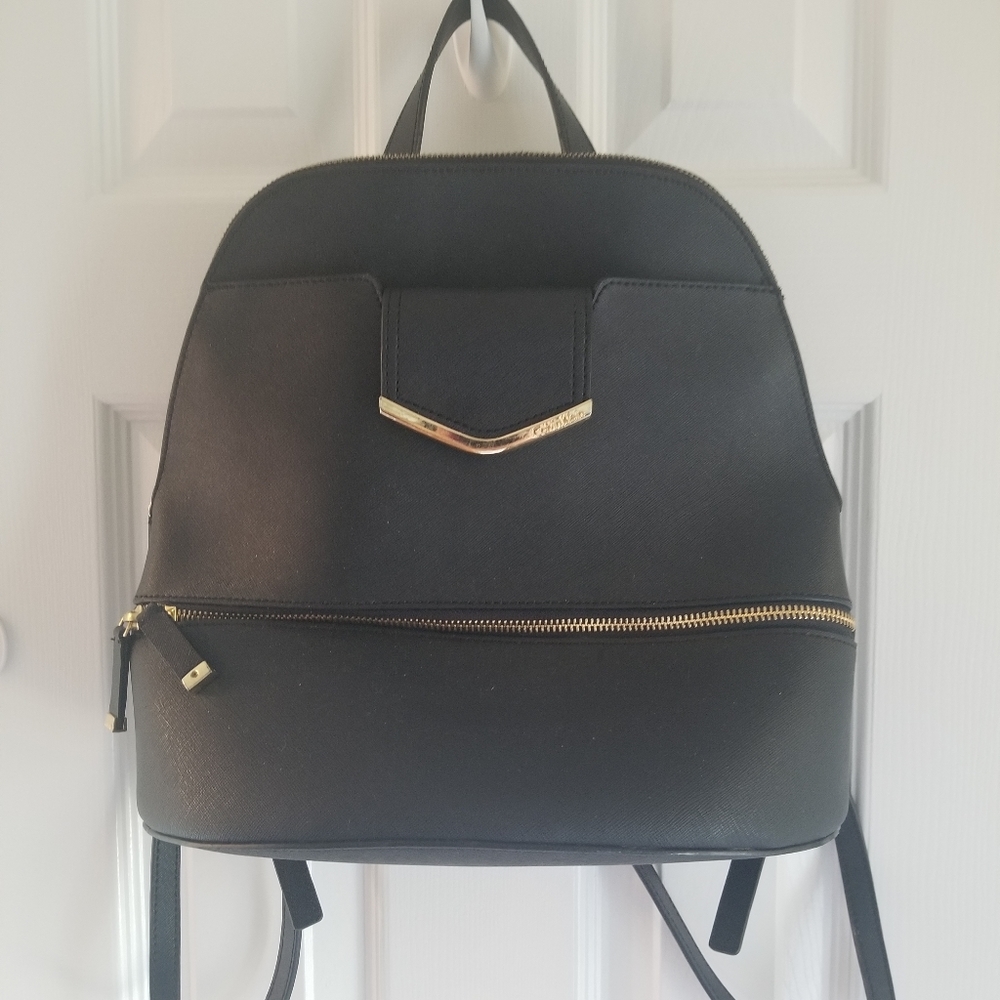 Calvin Klein Black backpack purse
